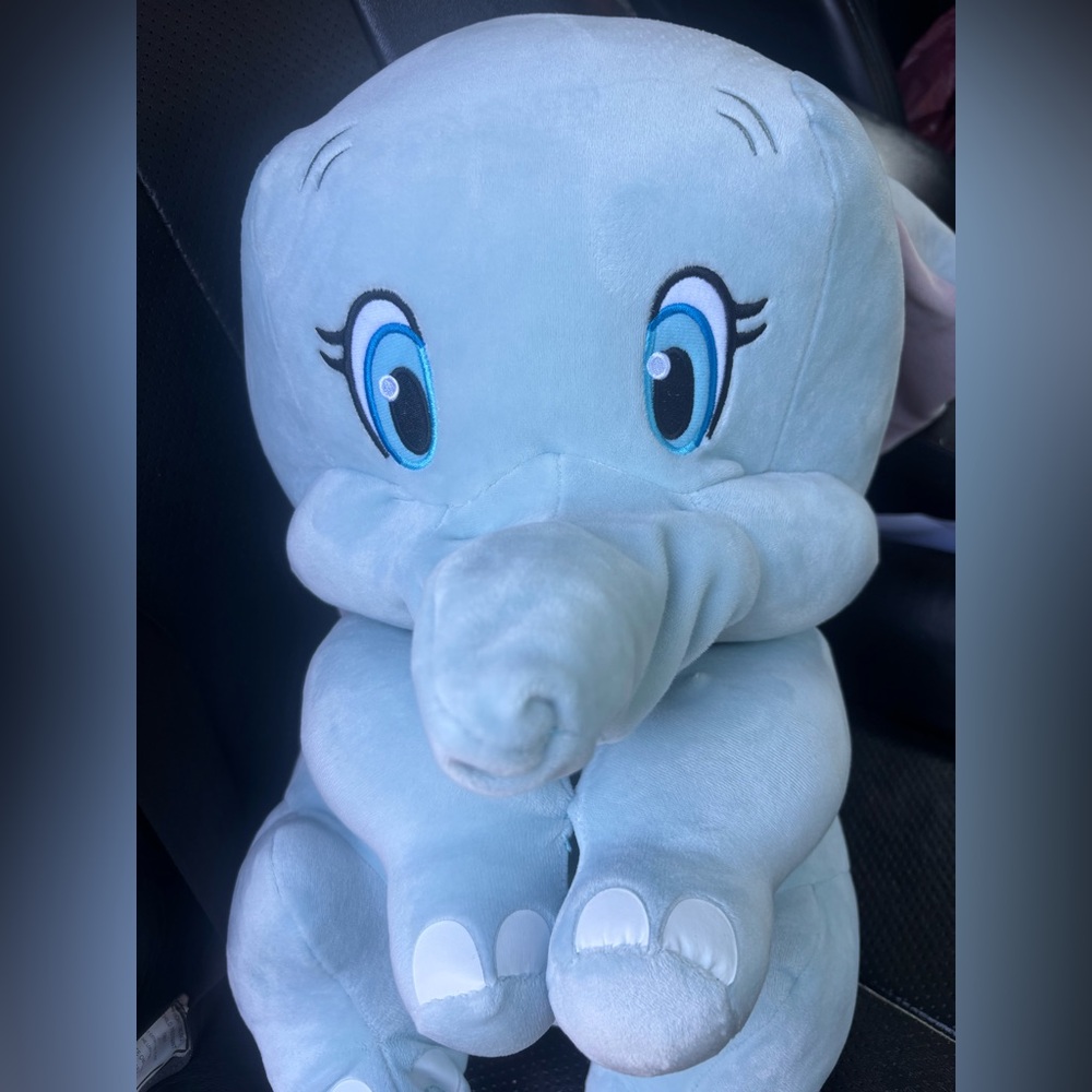 TY Sparkle Disney Dumbo Plush Elephant – Light Blue – Stuffed Animal - Picture 6 of 6